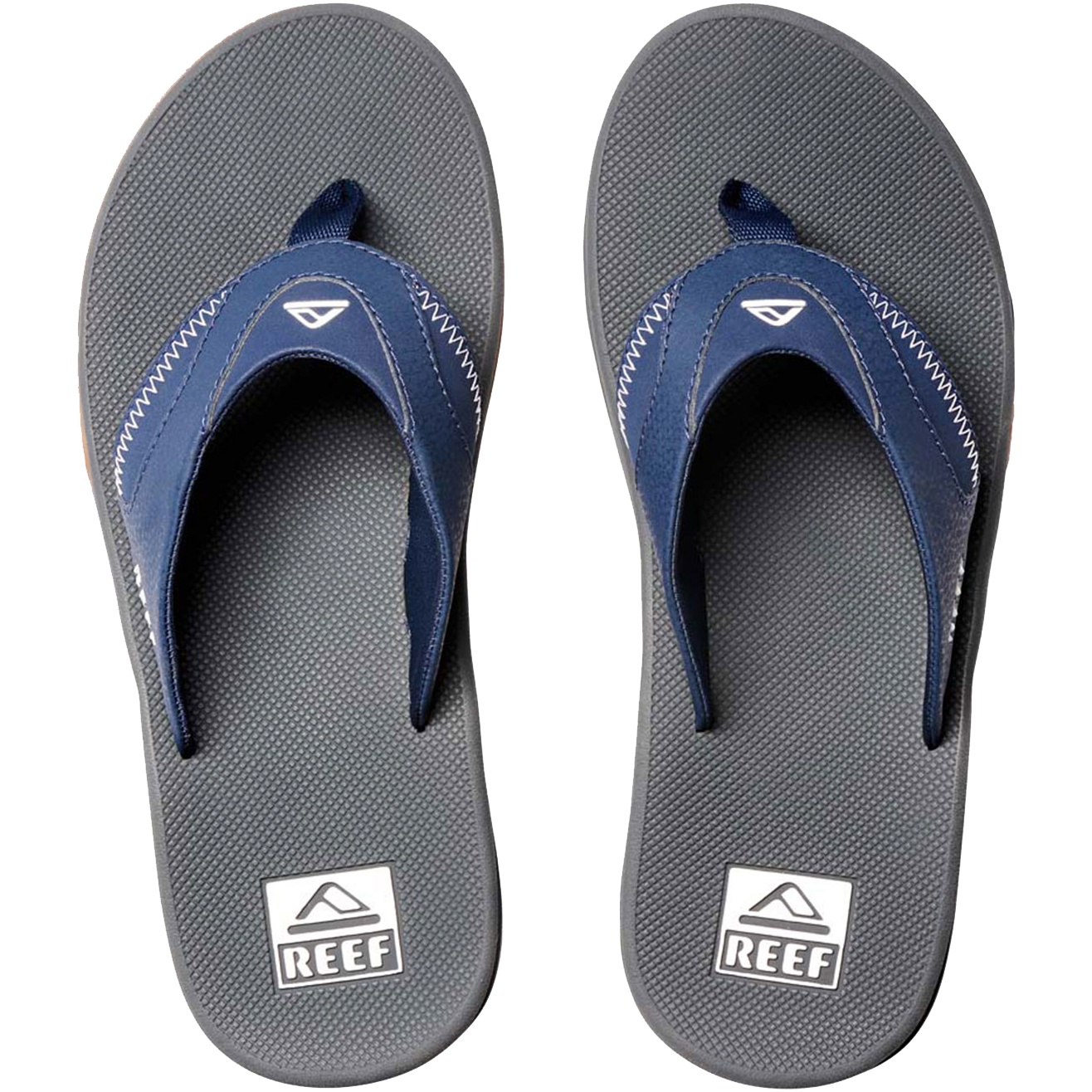 2026 Reef Mænds Fanning Klipklapper Ci6534 - Navy / Skygge